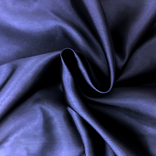 Polyester Satin - Navy